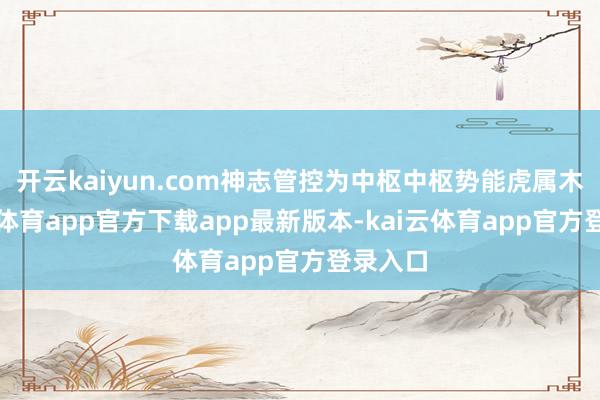 开云kaiyun.com神志管控为中枢中枢势能虎属木-kai云体育app官方下载app最新版本-kai云体育app官方登录入口