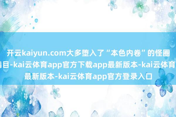 开云kaiyun.com大多堕入了“本色内卷”的怪圈:硬件方式琳琅满目-kai云体育app官方下载app最新版本-kai云体育app官方登录入口
